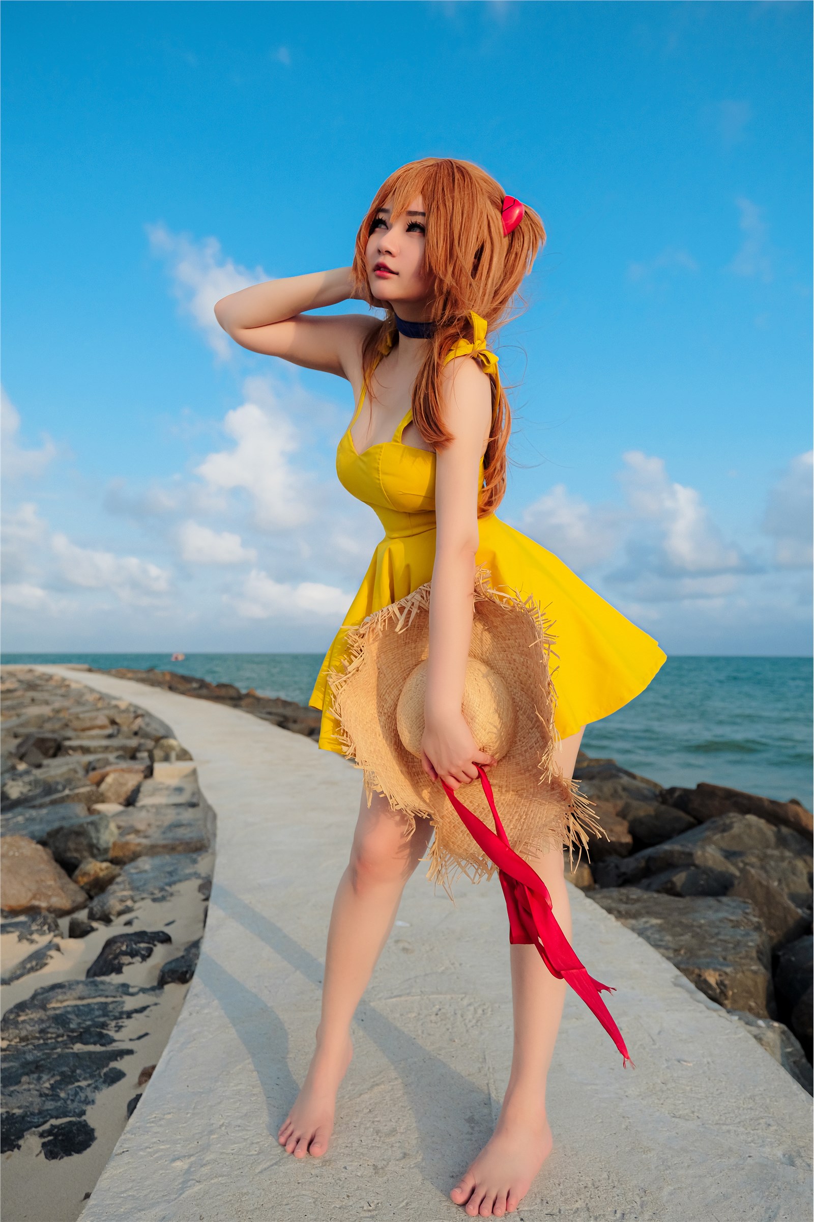 Potato Godzilla NO.060 Asuka Yellow Dress(15)